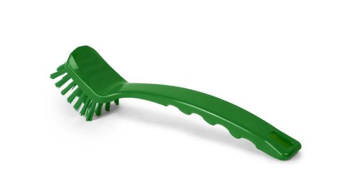 Igeax élelmiszeripari négyszögletes mosogató kefe zöld 0,5mm közepes sörtével