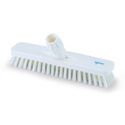   Igeax élelmiszeripari padlósúrolókefe 30cm széles fehér, 0,5mm közepes sörtével