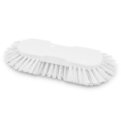 Igeax élelmiszeripari ergonomikus kézi kefe, nagy méretű, lekerekített végekkel, fehér