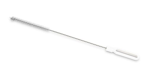Igeax élelmiszeripari kémcső-, és üvegtisztító kefe, átmérő 10mm, hossz 50cm, fehér