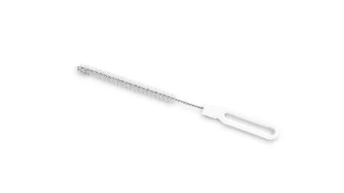 Igeax élelmiszeripari kémcső-, és üvegtisztító kefe, átmérő 15mm, hossz 30cm, fehér