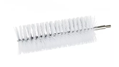 Igeax élelmiszeripari kémcső-, és üvegtisztító kefe fej, átmérő 64mm, hossz 23cm, fehér