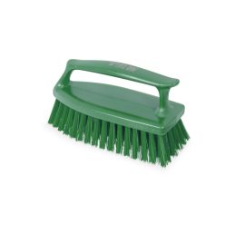   Igeax élelmiszeripari tisztítókefe, függőleges markolattal, Zöld, 0,5mm közepes sörtével