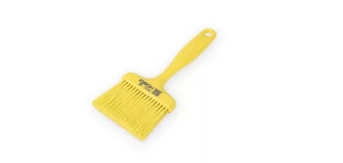 Igeax élelmiszeripari ecset lapos sárga 85mm széles 0,2 mm puha sörtével