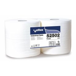   Celtex Trend ipari törlő cellulóz, 2 réteg, 272m, 800 lap, 26,5x34cm, 2 tekercs/zsugor