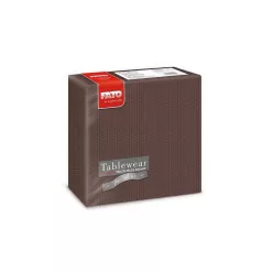   Fato Airlaid szalvéta 40x40cm Shade csokoládé barna 50 lapos