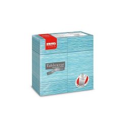   Fato Airlaid szalvéta Quick Pocket 40x40cm Millerighe sky 40 lapos