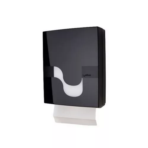 Celtex Megamini V hajtogatott kéztörlő adagoló ABS fekete