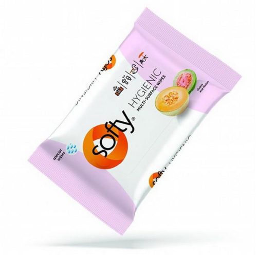Softy Hygienic univerzális felülettisztító törlőkendő 40 lapos, visszazárható