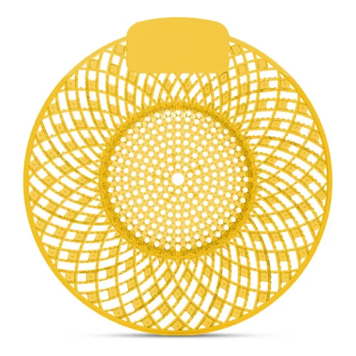 Piszoár bio enzimes illatosító rács Spiral, citrom illatú (sárga)