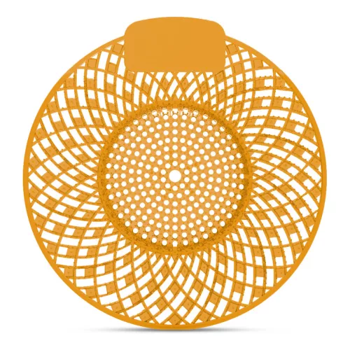 Piszoár bio enzimes illatosító rács Spiral, mangó illatú (sötét sárga)