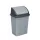 Planet Billenőfedeles szemetes kuka, műanyag, szürke/antracit, 16 L