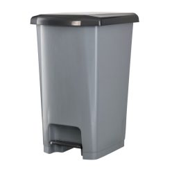   Planet Pedálos szemetes kuka SLIM, műanyag, ECO antracit, 25L