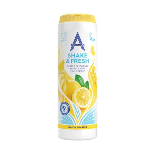 Astonish Shake & Fresh szőnyegfrissítő citrom illattal 350g