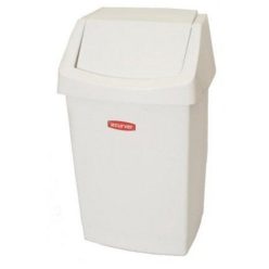 Curver Click-It billenő fedeles szemetes fehér (50 L)
