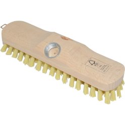   Gyökérkefe, fa testű súroló kefe fej, fém nyélmenettel. RIVAL 