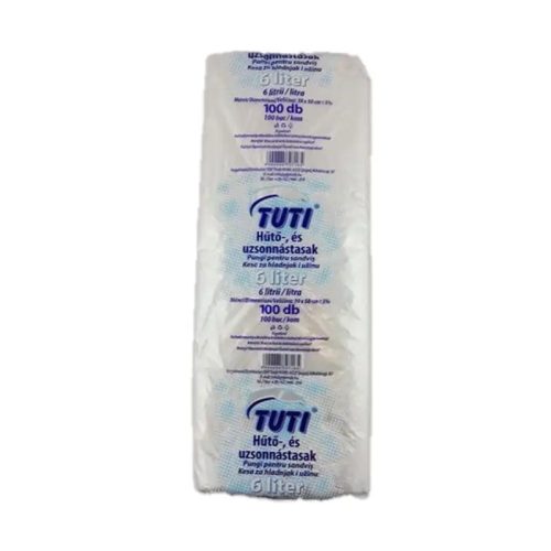 Tuti hűtő- és uzsonnástasak 6L - 30x50cm 100db