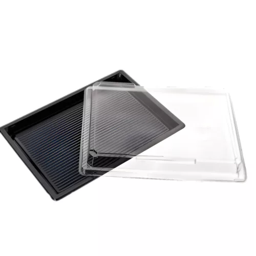 Sushi tálca tetővel 260x187x23 (50/200)