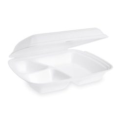 Habdoboz HP4/3 fehér - 3 részt osztott