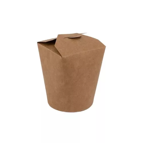 Papír tésztás doboz natúr 500ml