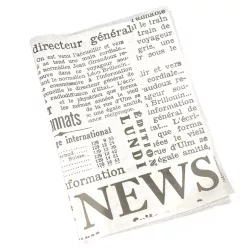   Újságmintás Prémium extra zsírálló csomagolópapír 30x45cm