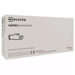   MERCATOR Santex powdered latex púderes vizsgálókesztyű XL