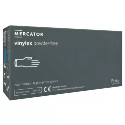  MERCATOR VINYLEX POWDER FREE-vinil púdermentes vizsgálókesztyű  M