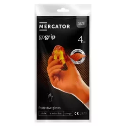   MERCATOR gogrip orange a'4 nitril védőkesztyű narancs púdermentes, gyémánt txt, 4db-os kiszerelés XXL