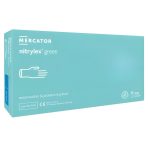 ZÖLD NITRIL PÚDERMENTES