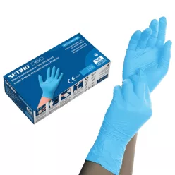 SETINO Nitril gumikesztyű - 3.5g XS 100pcs Kék