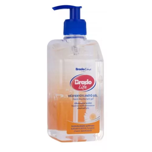 Bradolife kézfertőtlenítő gél 500ml KAMILLÁS