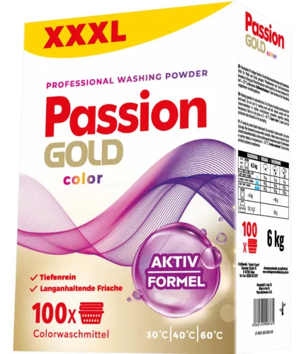 Passion Gold színes mosópor 6kg / 100 mosás