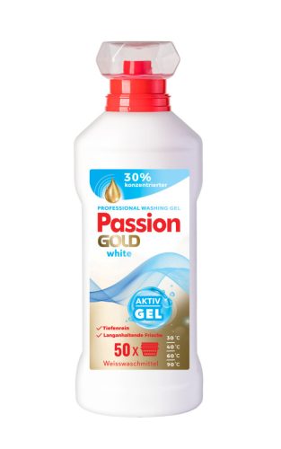 Passion Gold  mosógél fehér ruhákhoz 2L / 50 mosás (6db/karton)