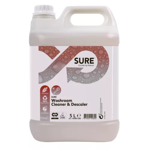 SURE Washroom Cleaner & Descaler 5L - Fürdőszobai tisztító- és vízkőoldószer