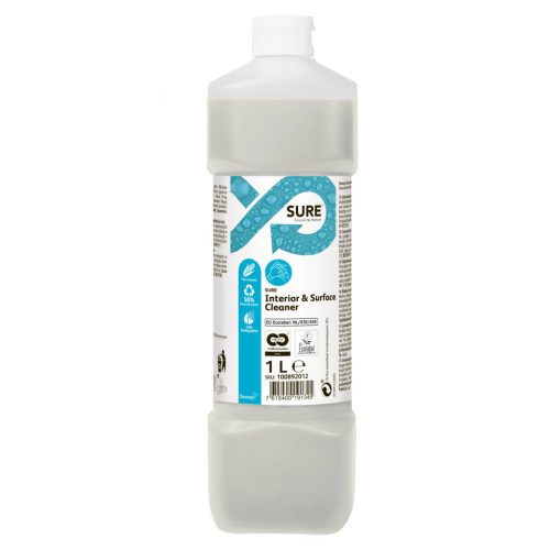 Sure Interior&Surface Cleaner általános felülettisztító szer, növényi alapú, 100% lebomló 1L