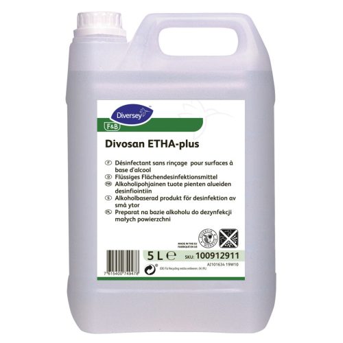 Divosan ETHA-Plus alkoholos fertőtlenítőszer 5L