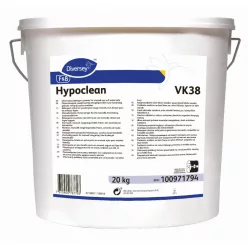   Hypoclean VK38 20kg - Emelt aktívklór tartalmú, erős zsíroldó hatású por, könnyűfém felületkere is