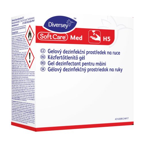 Soft Care Med alkoholtartalmú kézfertőtlenítő gél 800ml
