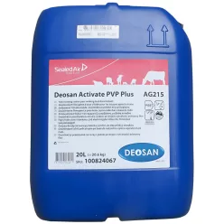   Deosan Activate PVP Plus AG215 20L - Tőgybimbó-fertőtlenítő szer, fejés után: permetezés, bemártás - kézi és (fél) automatikus