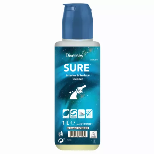 SURE Interior & Surface Cleaner AC 1L - Általános felülettisztító szer, növényi alapú, 100%-osan lebomló