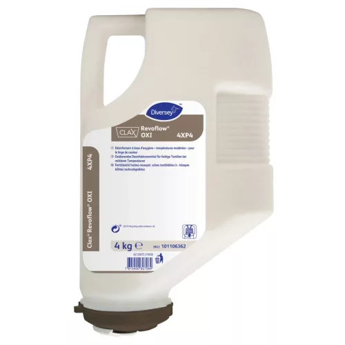 Clax Revoflow OXI P4 4kg - Oxigén alapú fehérítőszer közepes hőfokú mosáshoz