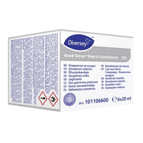 Good Sense (utántöltő patron) O1c 0.02 L - légfrissítő és szagsemlegesítő – Shea & Sandalwood