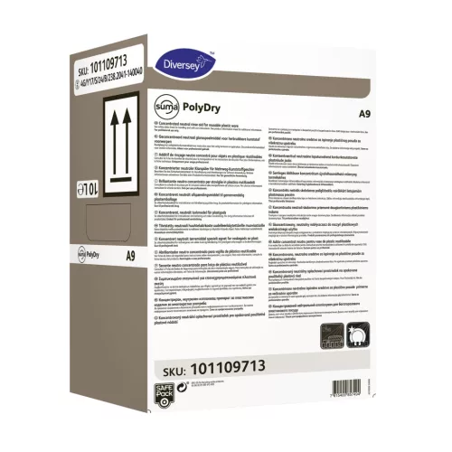 Suma PolyDry A9 10L koncentrált semleges öblítőszer újrafelhasználható műanyag edényekhez