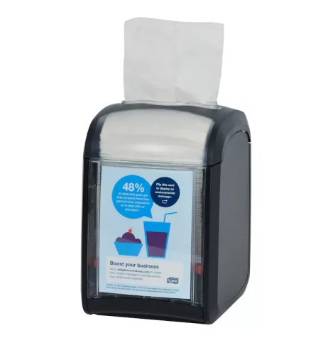 Tork adagoló szalvéta N14 Xpressnap Fit® Tabletop, asztali fekete