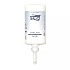   Tork folyékony szappan S1 Premium érzékeny bőrre, fehér, illat- és színezékmentes - 1L/db, 6db/karton
