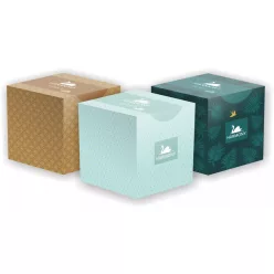   Harmony kozmetikai kendő kocka, 3r., 60lap/doboz, 12doboz/karton, 88karton/raklap