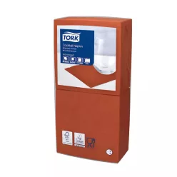   Tork szalvéta koktél, 24/2 TERRAKOTTA, 200 lap/csg, 12csg/karton