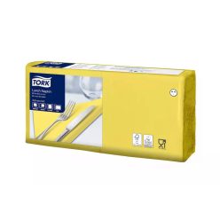   Tork szalvéta Lunch Advanced 33/2 SÁRGA, 200 lap/csg, 10csg/karton