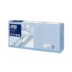   Tork szalvéta Lunch Advanced 33/2 VILÁGOSKÉK, 200 lap/csg, 10csg/karton