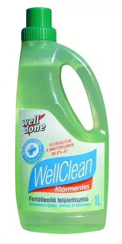 Well Done WellClean Fertőtlenítő felülettisztító 1L